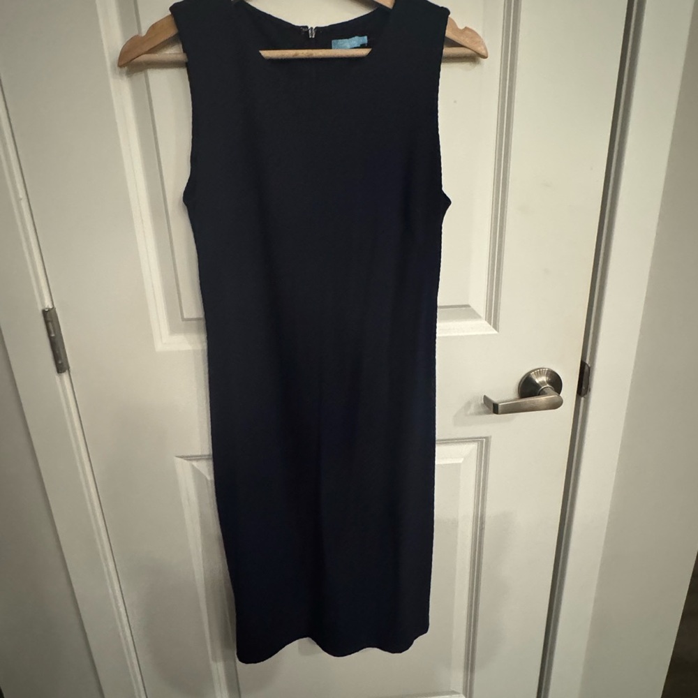 J. McLaughlin Elegant Navy Midi Dress